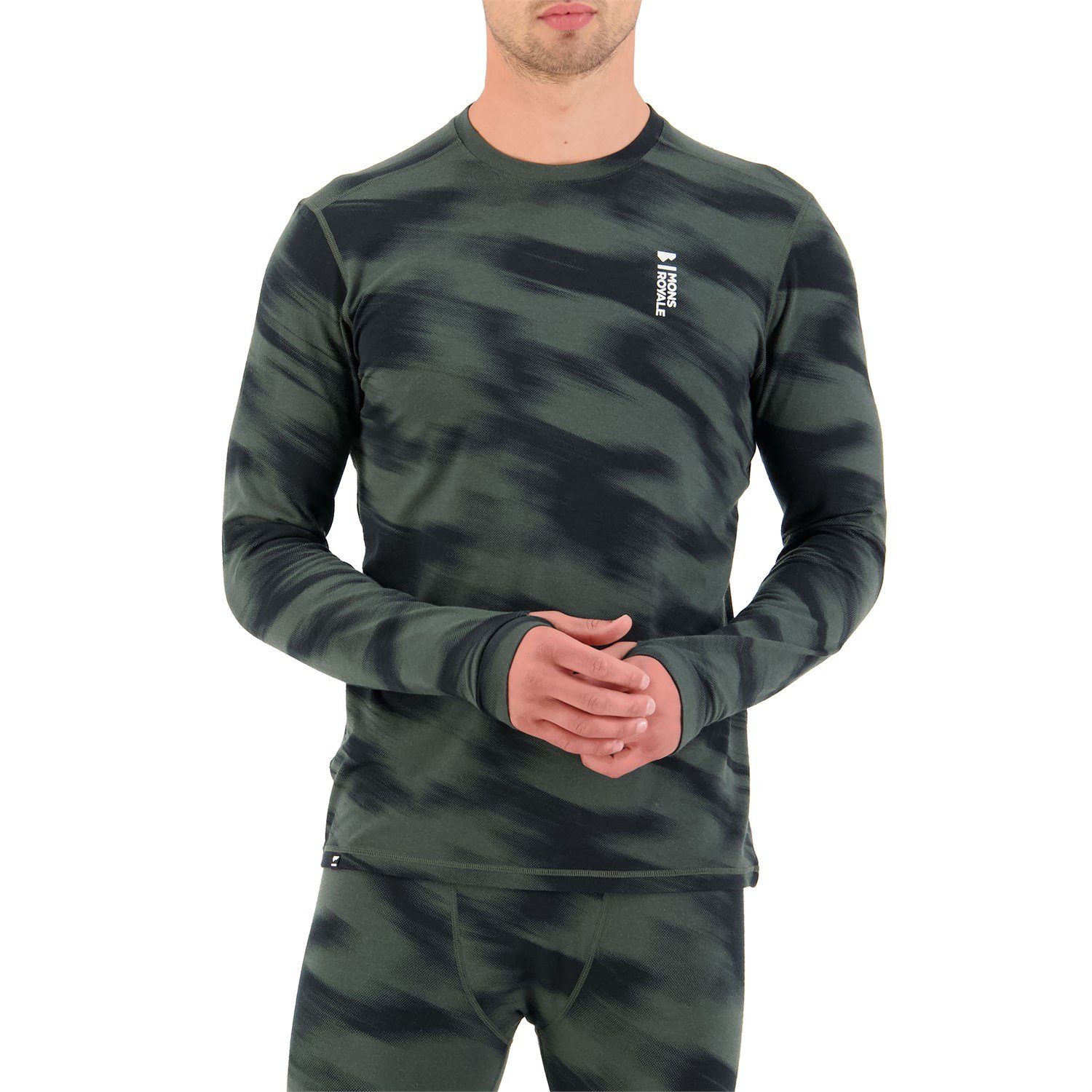 

Топ MONS ROYALE Cascade Merino Flex 200 Long Sleeve, цвет Rosin Motion