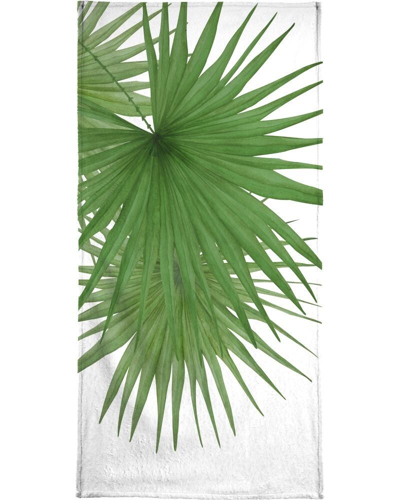 

Полотенце для ванной Juniqe Tropical No.3, цвет Grün & Weiß