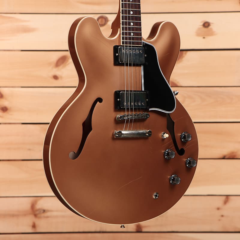 Электрогитара Gibson PSL 1961 ES-335 Ultra Light Aged - Copper - 130673 - PLEK'd