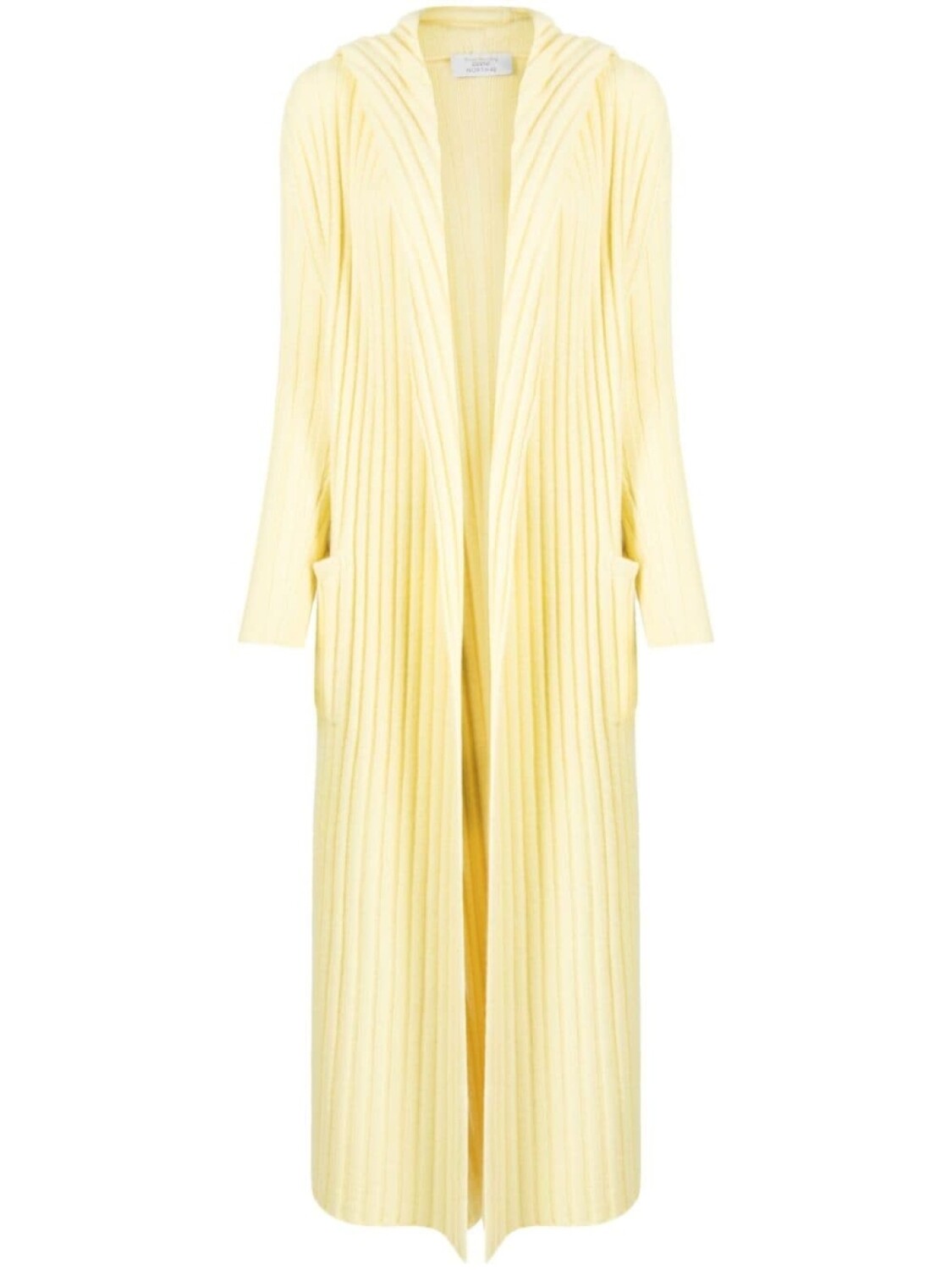 

Teddy Cashmere кашемировый кардиган Amalfi в рубчик, желтый
