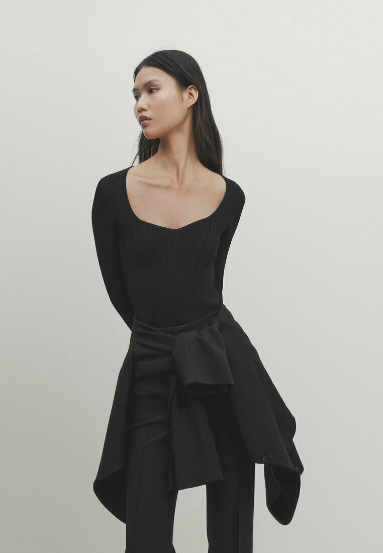 

Свитер Studio Massimo Dutti, черный