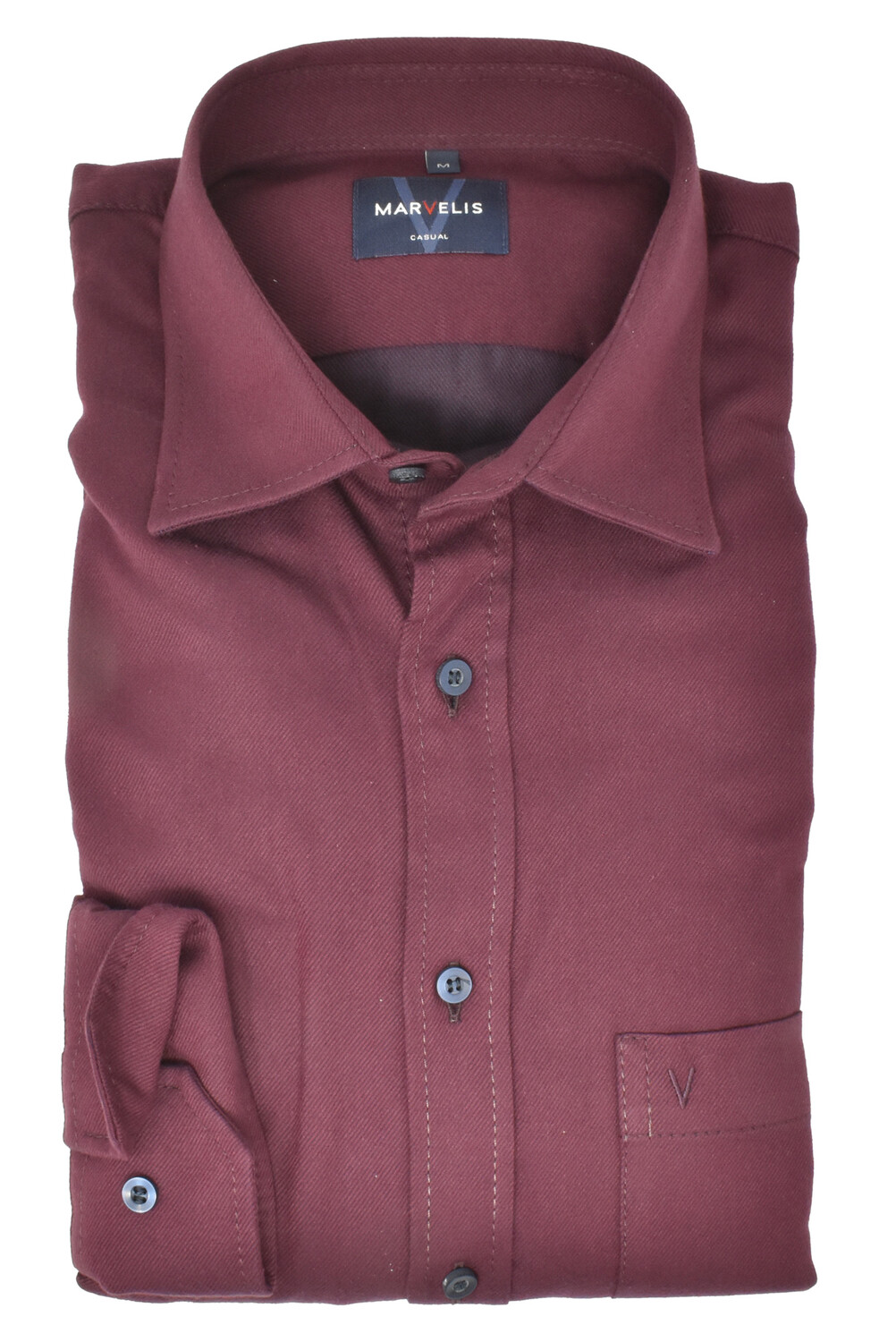 

Рубашка MARVELIS Casual Fit Freizeit, бордо