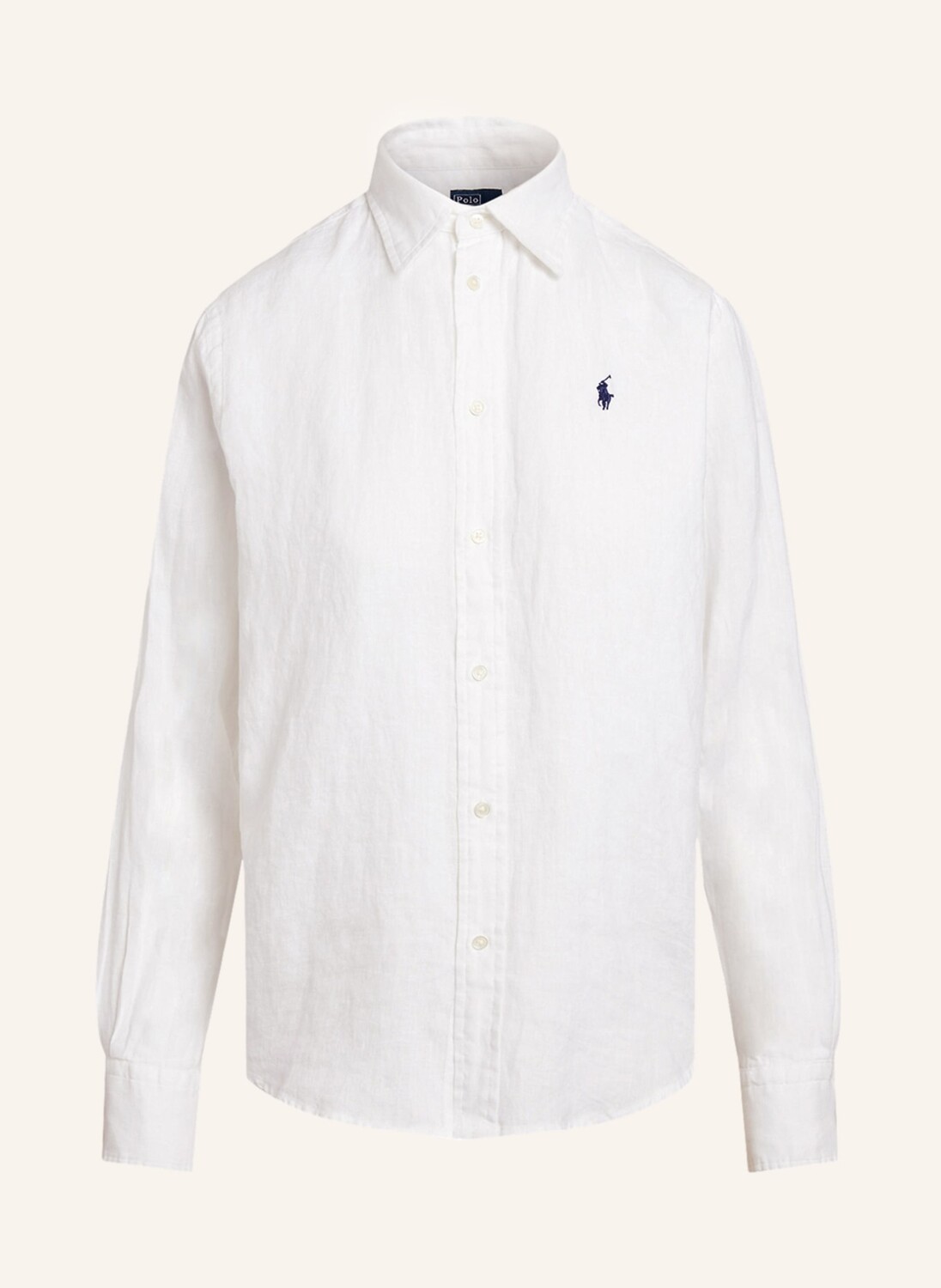 

Блуза рубашка POLO RALPH LAUREN aus Leinen, белый