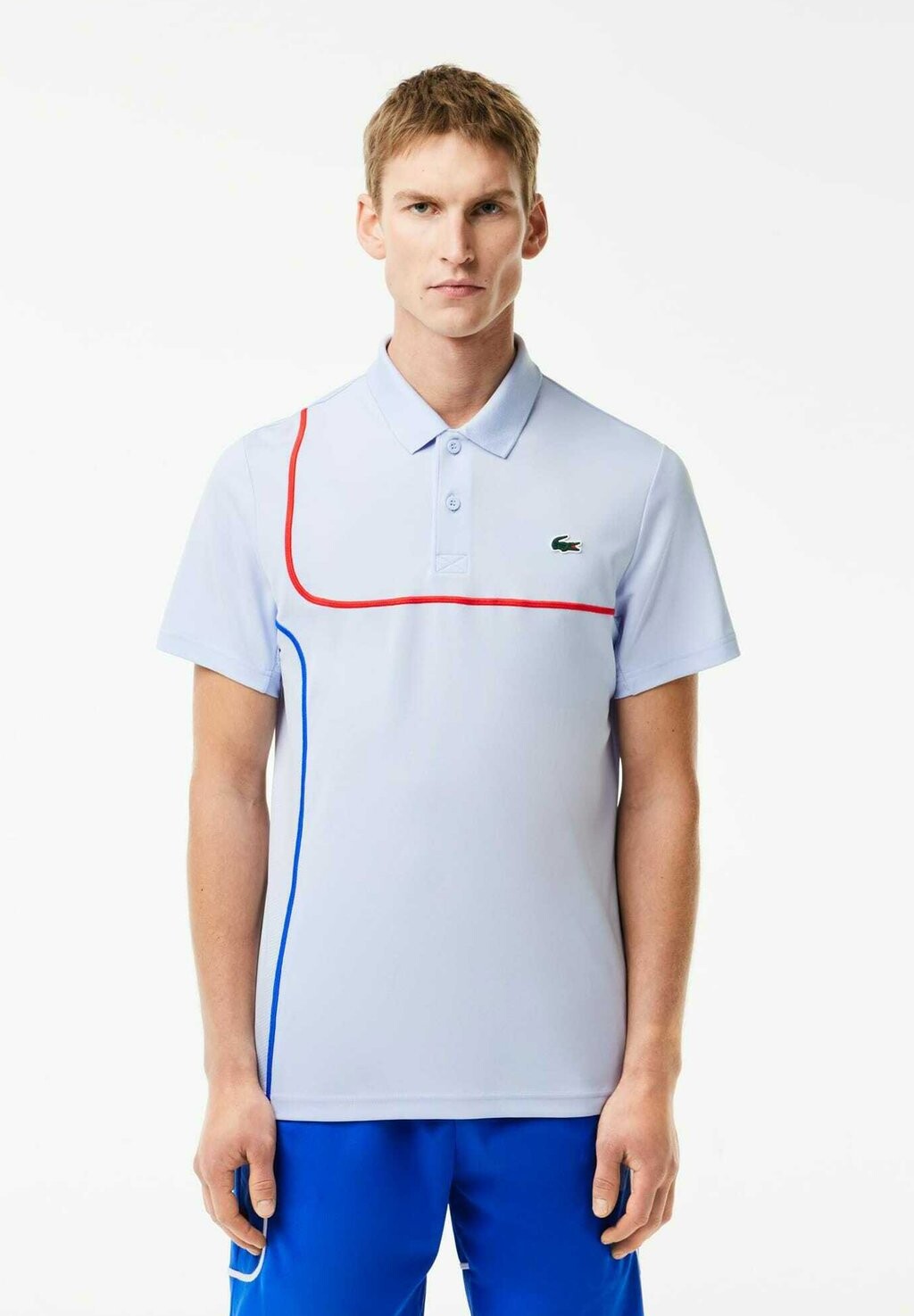 

Поло Lacoste, синий