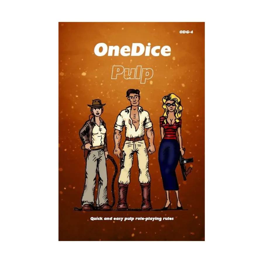

OneDice Fantasy - Pulp, Role Playing Games (Cakebread & Walton), мягкая обложка