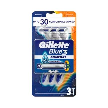 цена Одноразовая мужская бритва Blue 3 Comfort, Gillette