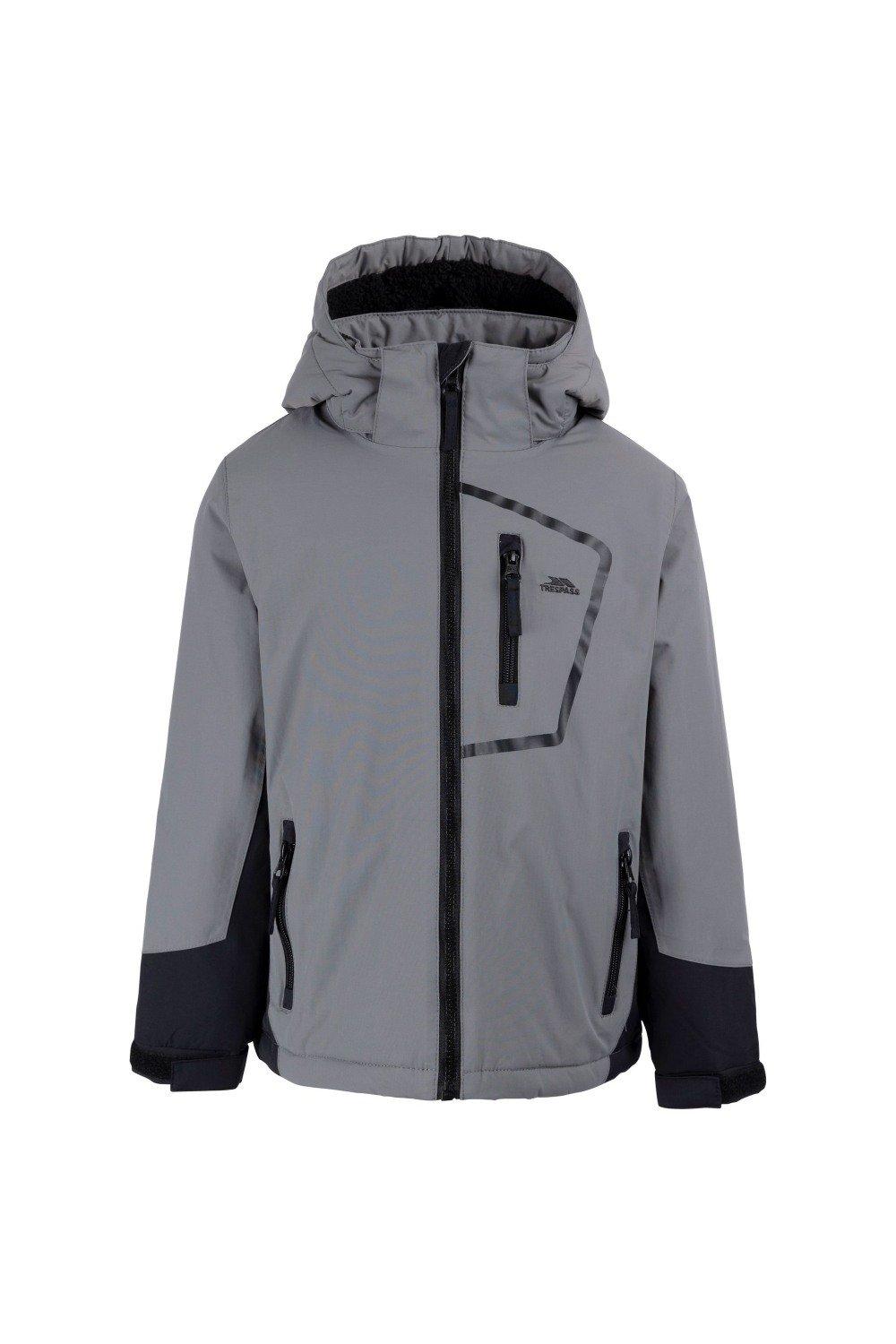 цена Куртка Elder с контрастной отделкой Trespass, серый