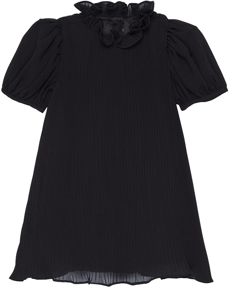 

Платье Janie and Jack Pleated Swing Dress, черный