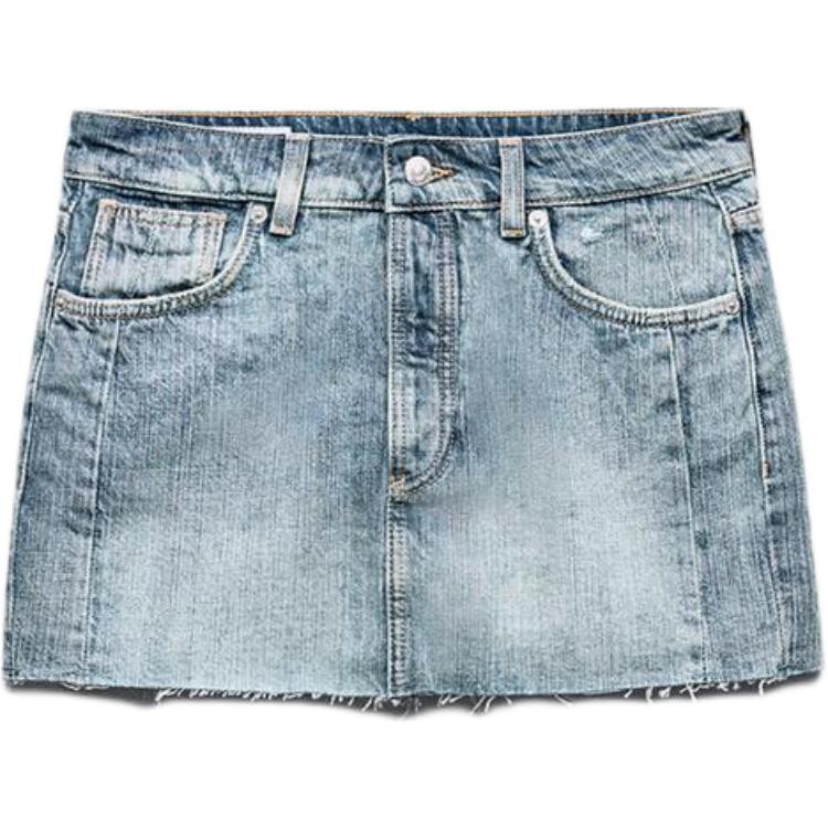 

Джинсовая юбка женская синяя Zara