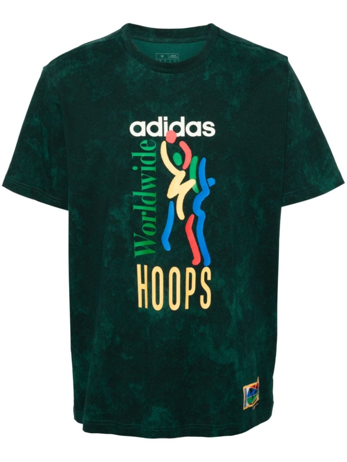 

Adidas футболка adidas World Wide Hoops из хлопка, зеленый