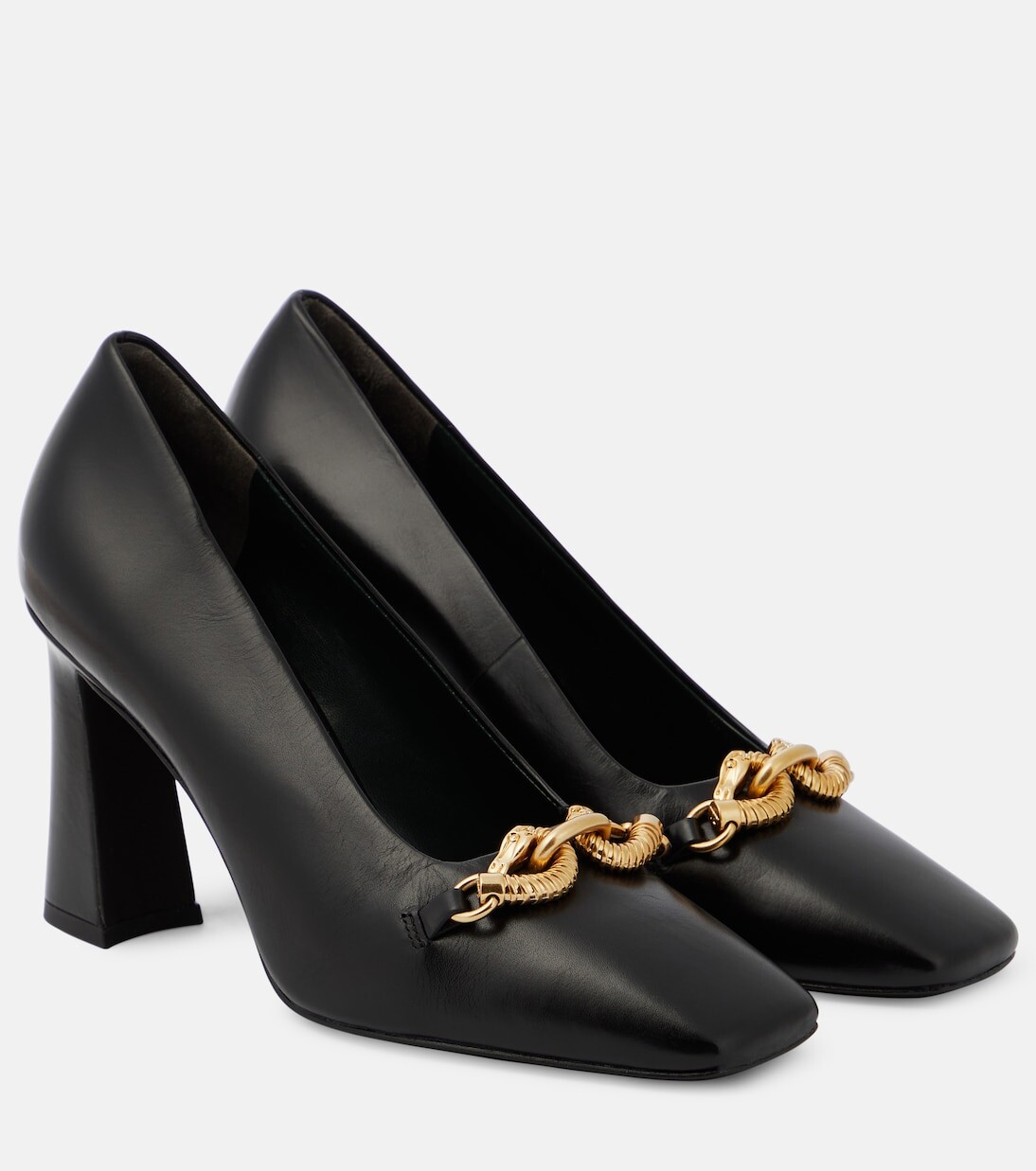 

Кожаные туфли jessa Tory Burch, черный