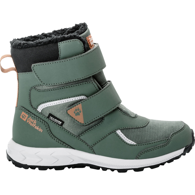 Детские туфли Woodland WT Texapore High VC Jack Wolfskin, зеленый ботинки детские bona на липучке нескользящие зимние для мальчиков 2019