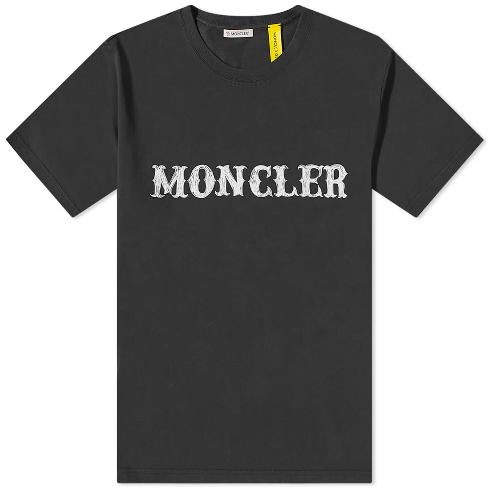 

Футболка с логотипом Moncler Genius x Fragment, черный