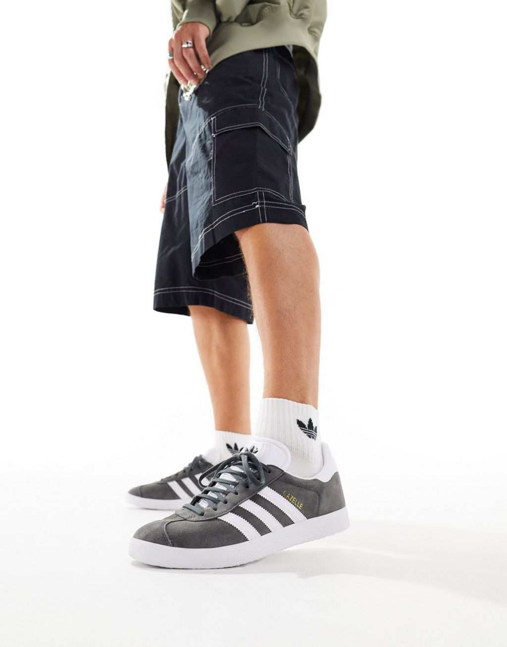 Темно-серые кроссовки adidas Originals Gazelle