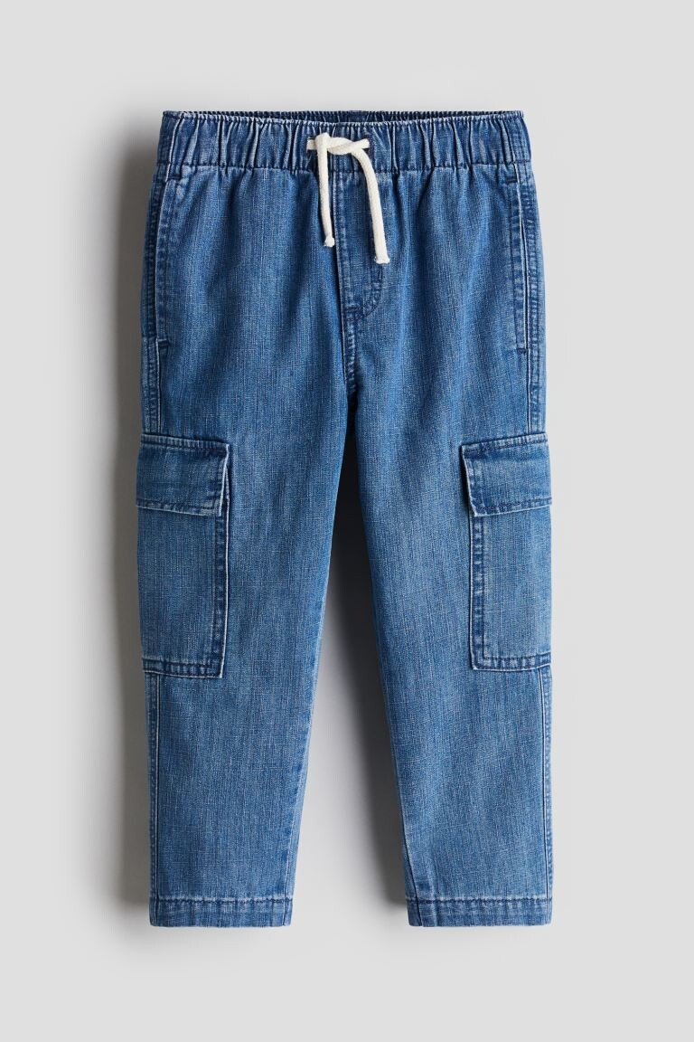 

Джинсовые брюки-карго H&M, синий