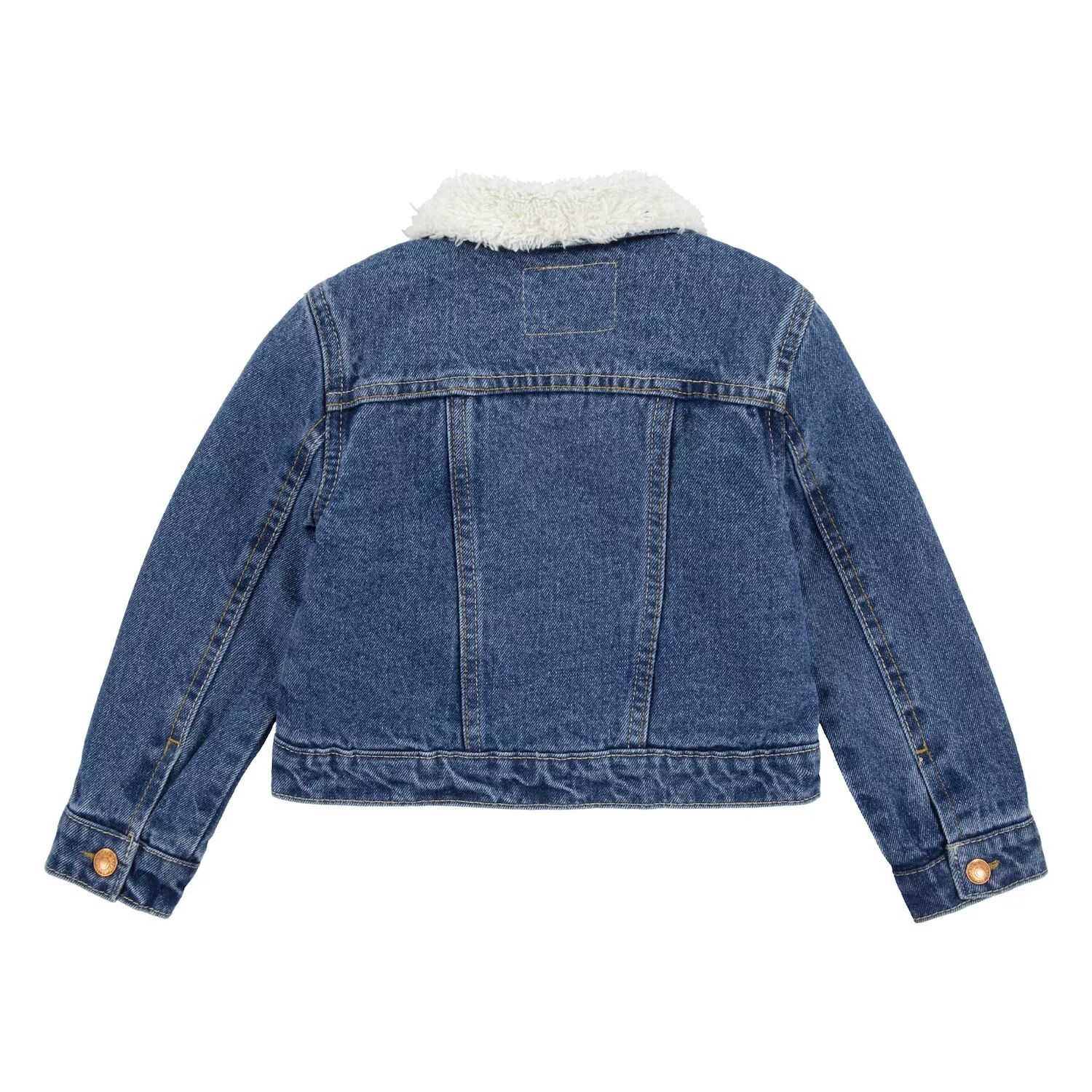 

Джинсовая куртка Levi's с отделкой из шерпы для девочек и малышей Levi's