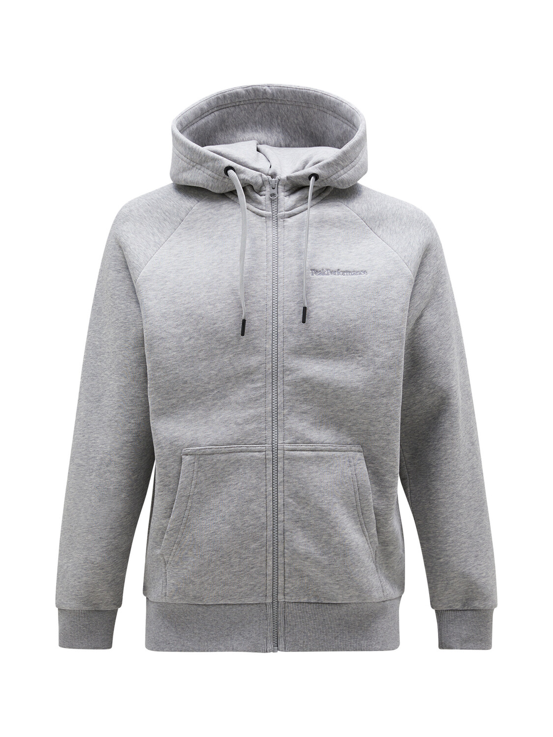 

Толстовка Peak Performance Kapuzen M Original Small Logo Zip Hood, серый