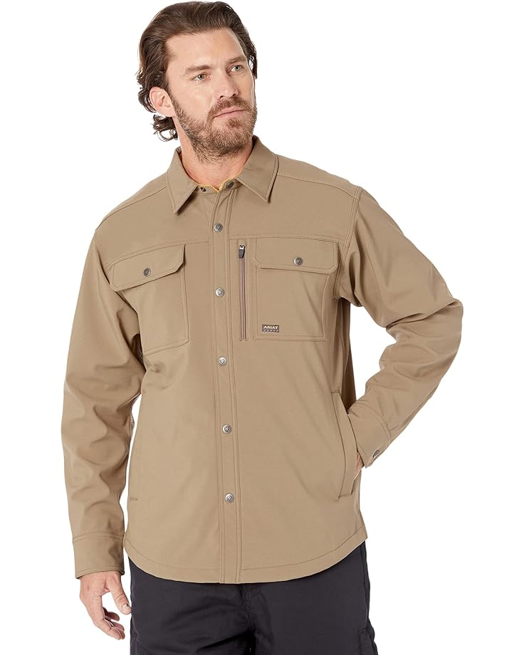 цена Куртка Ariat Rebar DuraStretch Utility Softshell Shirt, цвет Field Khaki