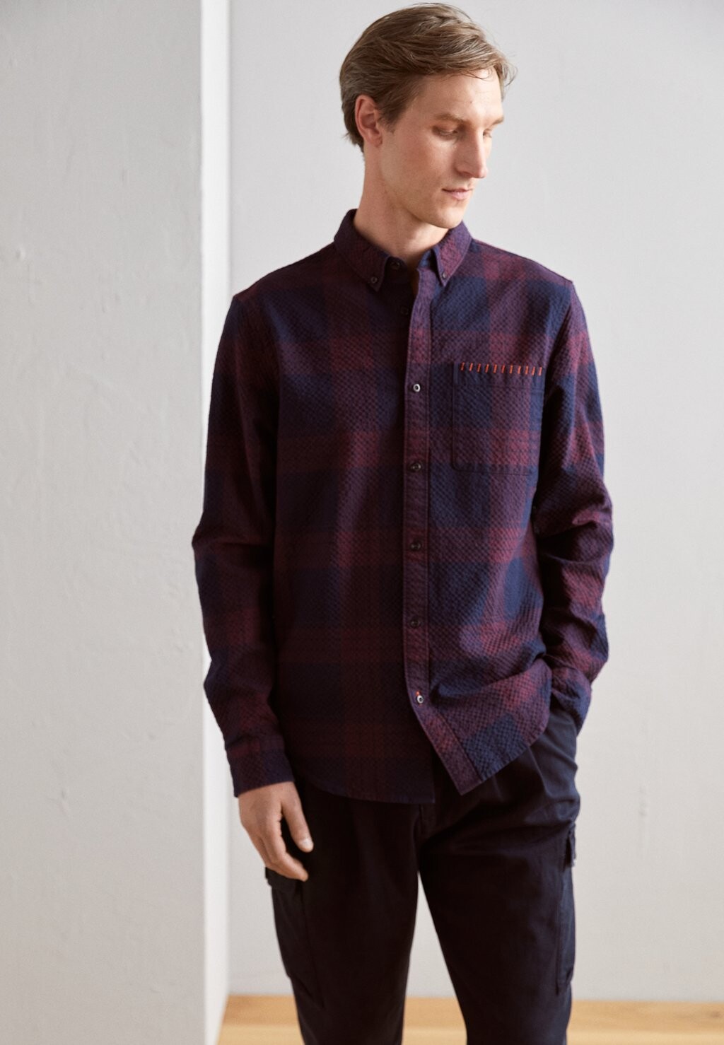 

Рубашка Scotch & Soda, ягодное вино