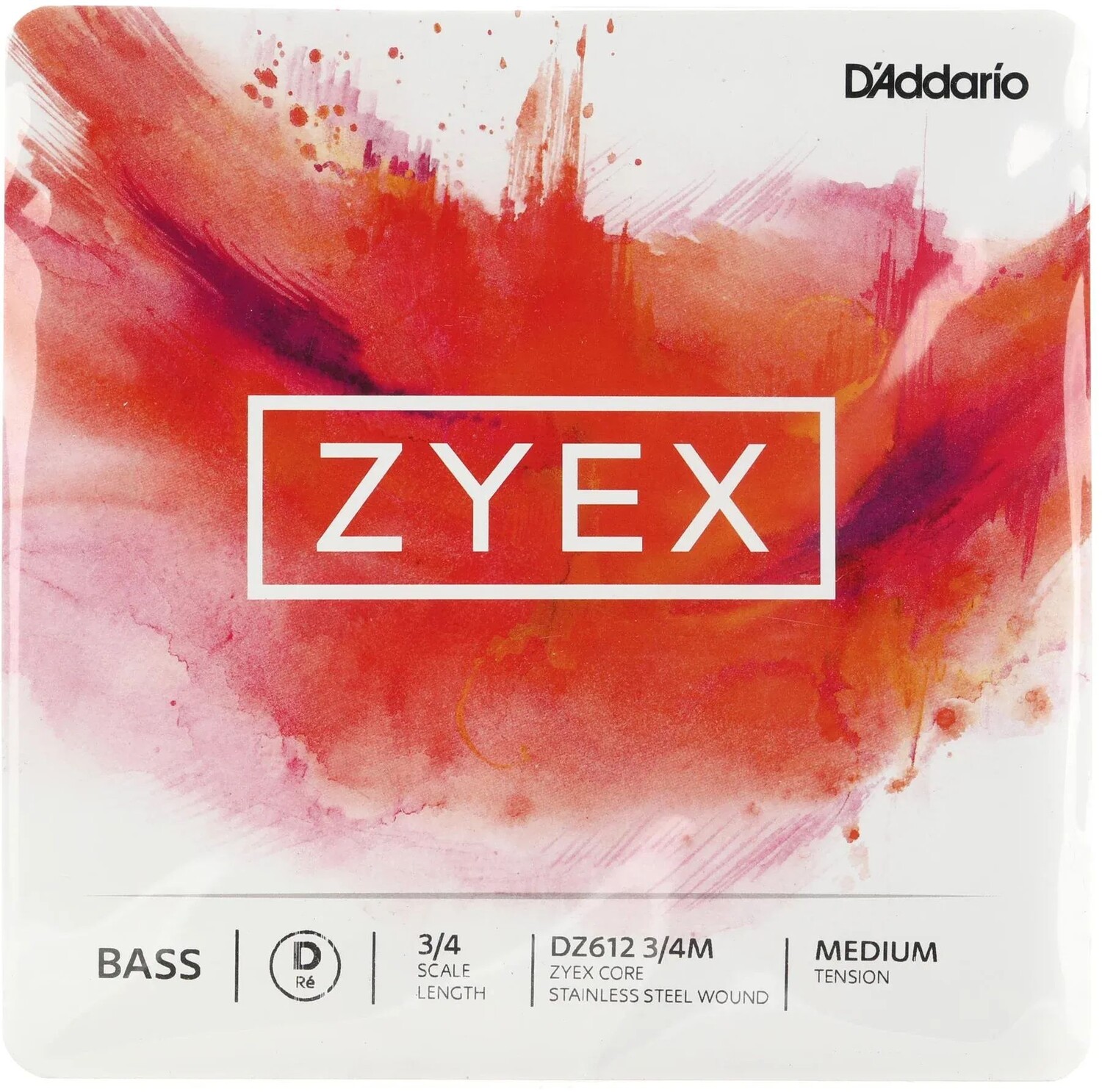 

D'Addario DZ612 Zyex Контрабасовая струна D - размер 3/4
