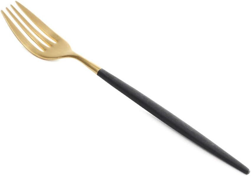 

Вилка десертная MIO Black Gold MI07GB Cutipol, Black/Gold