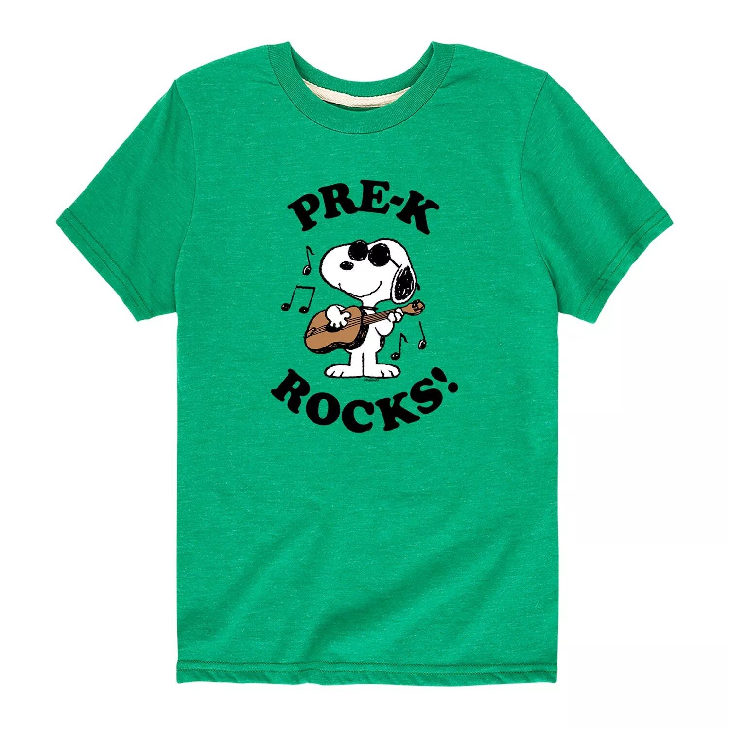 

Футболка с рисунком Peanuts Pre-K Rocks для мальчиков 8–20 лет Licensed Character, зеленый
