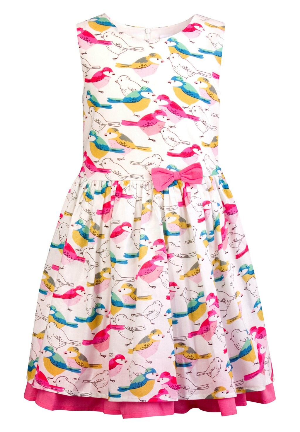 

Повседневное платье VOGEL MIT SAUMRÜSCHE happy girls, цвет ecru