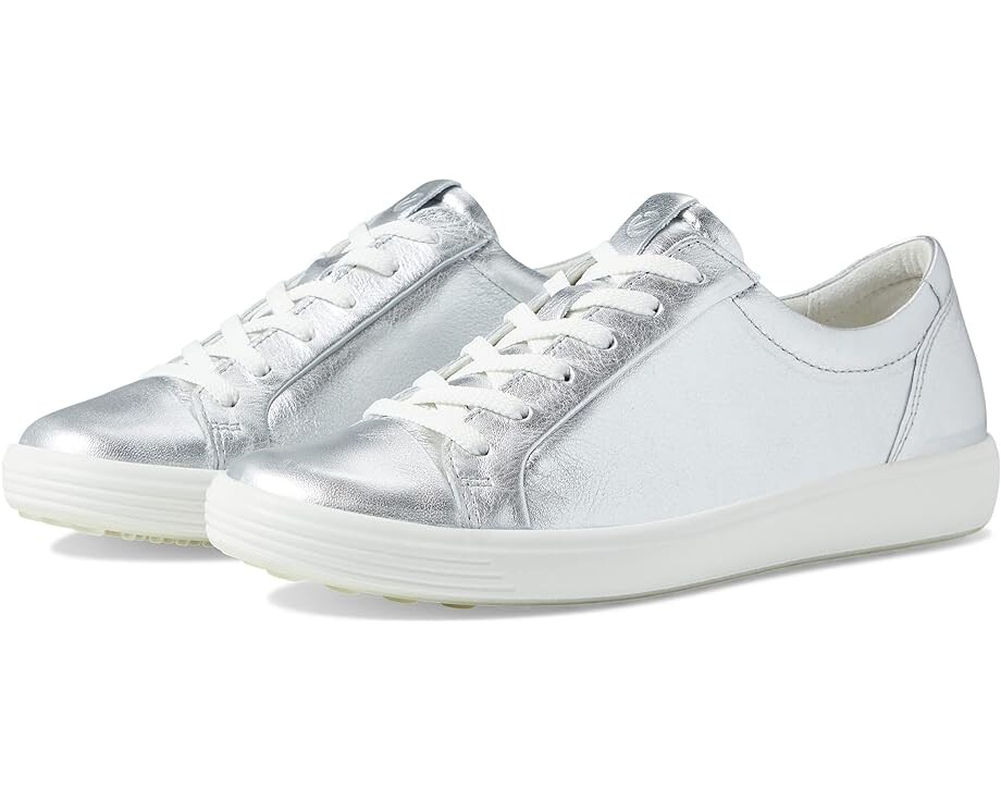 

Кроссовки ECCO Soft 7 Monochromatic 2.0 Sneaker, цвет Pure Silver