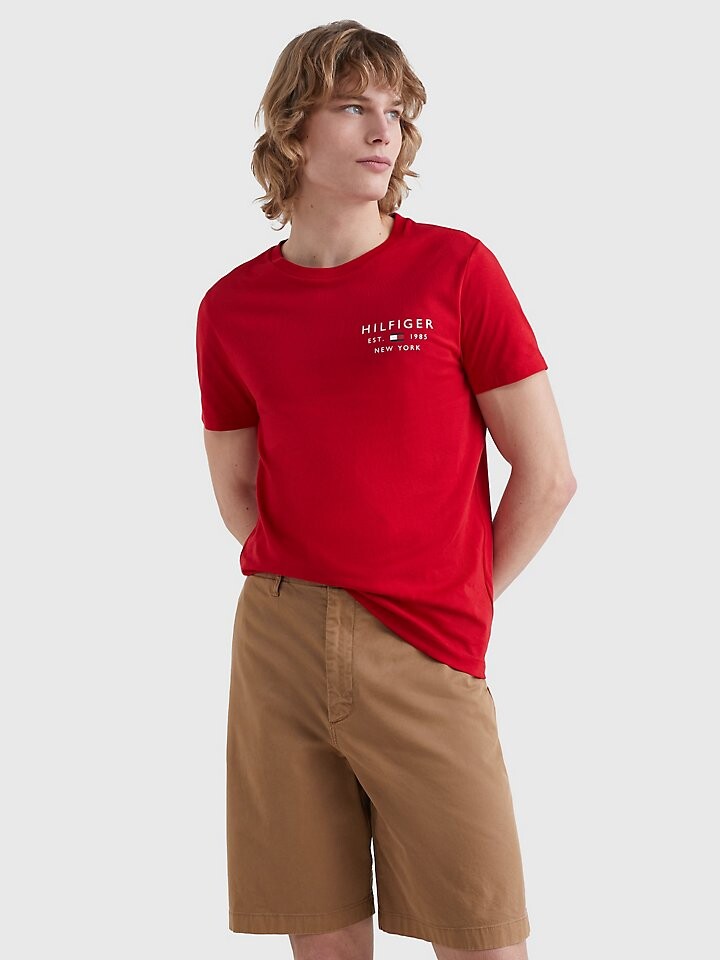 

Приталенная футболка Hilfiger Tommy Hilfiger