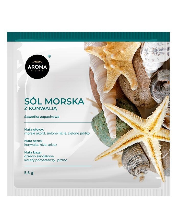 

Пакетик аромата Aroma Home Sól Morska z Konwalią, 1 шт