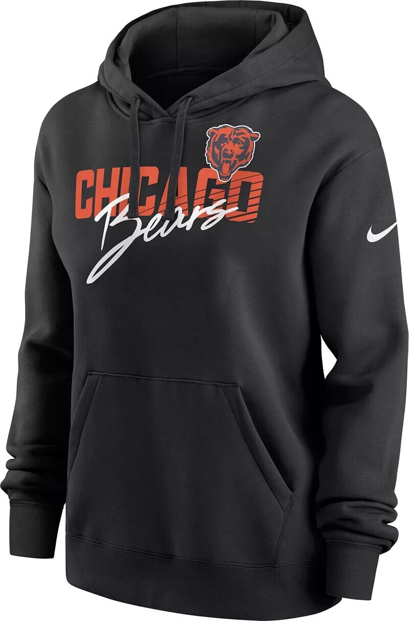 

Женская черная худи Nike Chicago Bears Team Slant