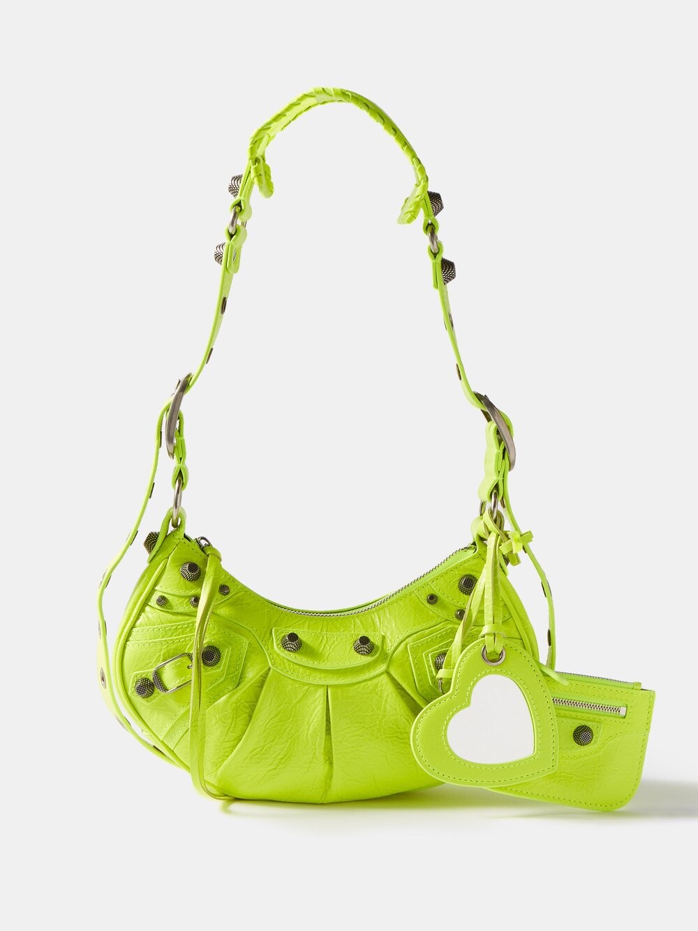 

Кожаная сумка через плечо le cagole xs Balenciaga, желтый