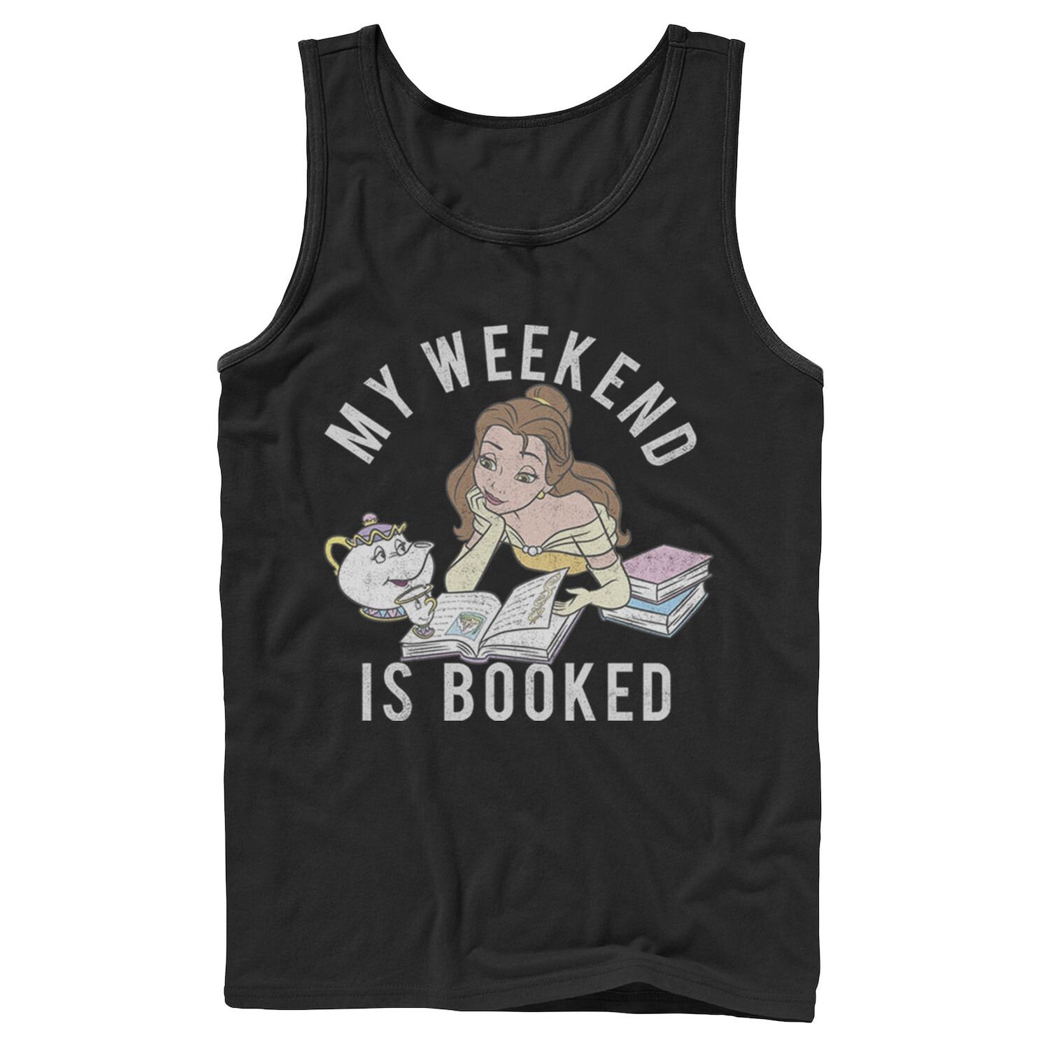 

Мужская майка Disney Beauty And The Beast Belle My Weekend Is Booked