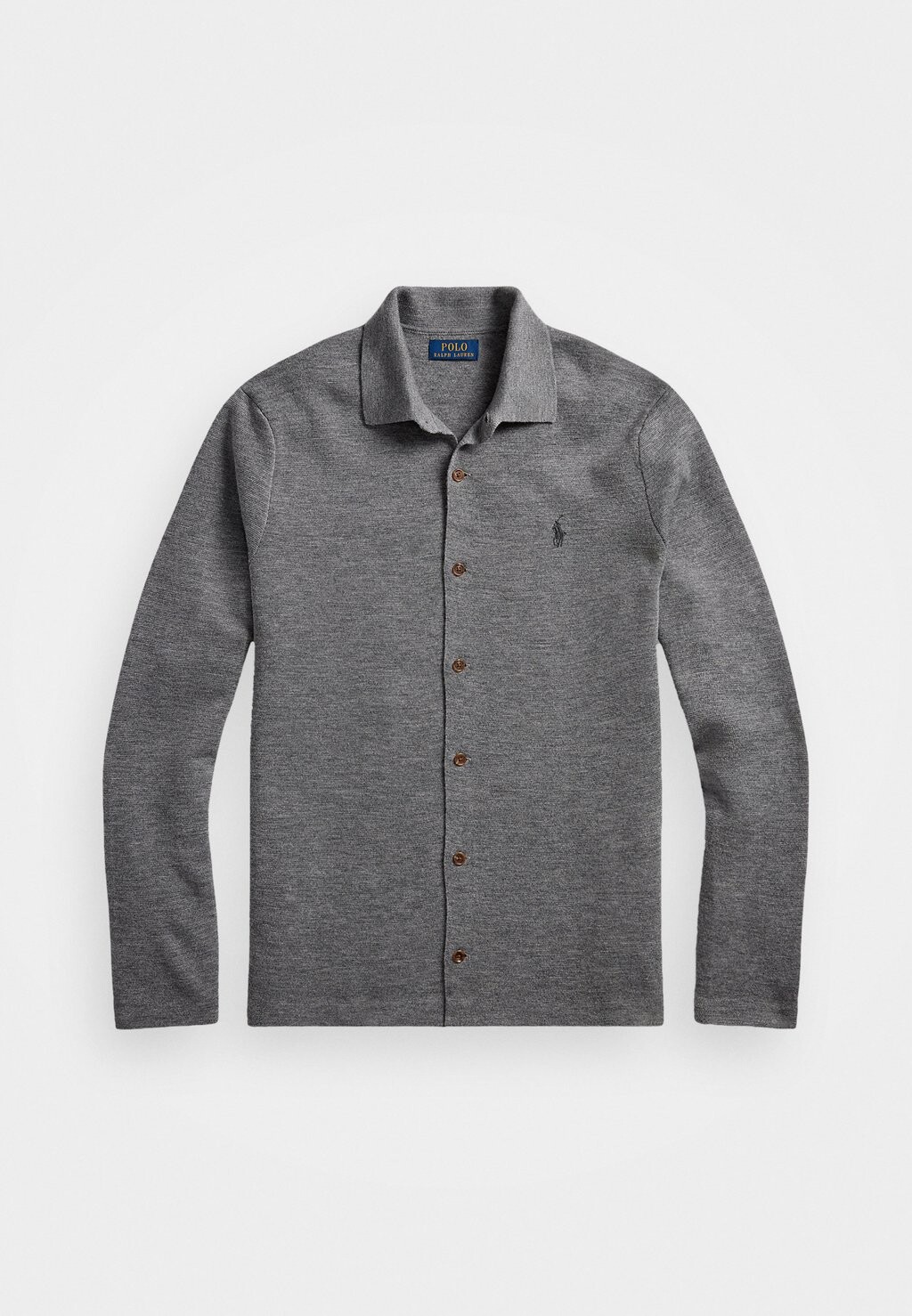 

Рубашка WASHABLE WOOL SHIRT SWEATER Ralph Lauren, серый