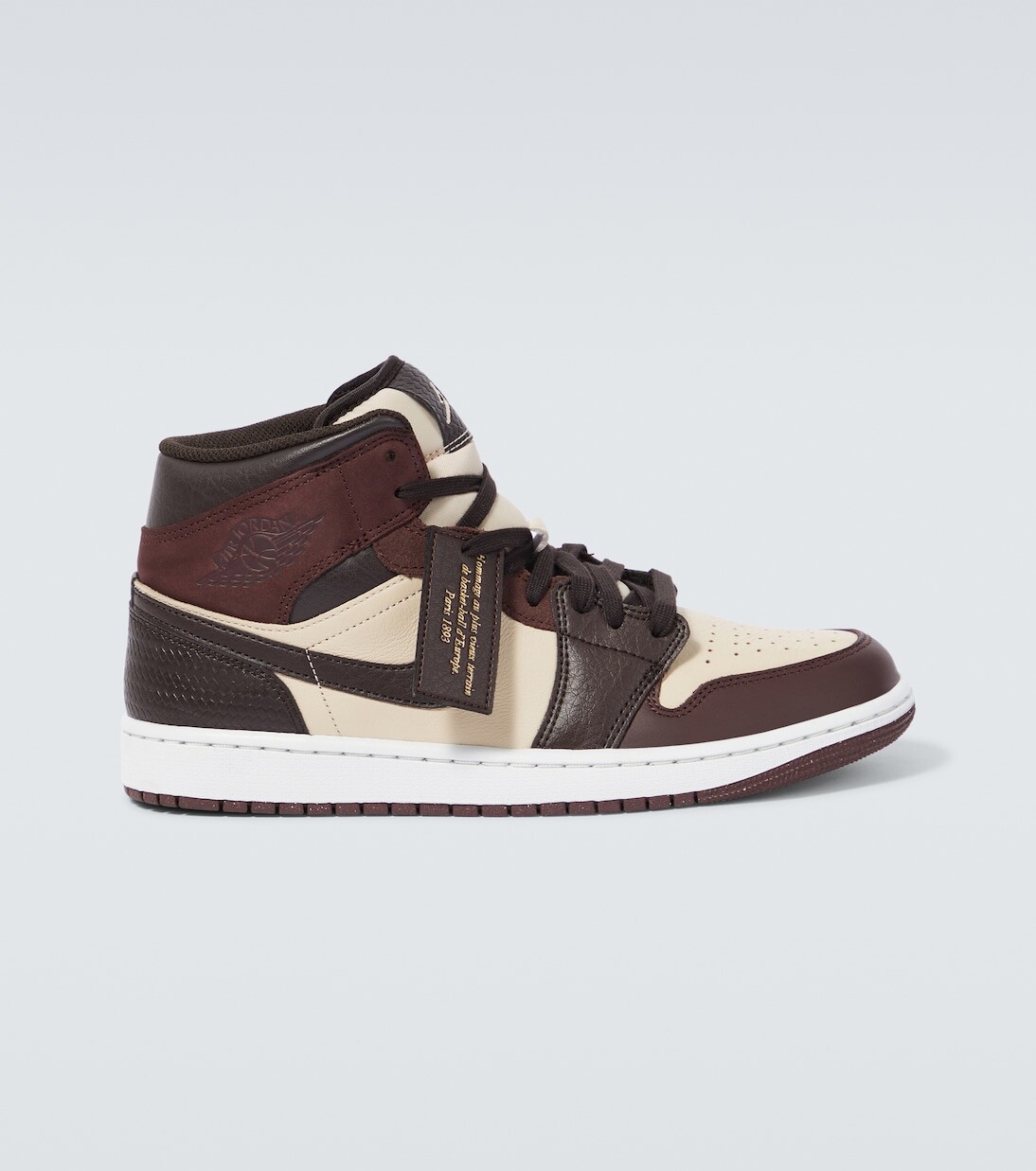 

Кроссовки Air Jordan 1 Mid Nike, мультиколор