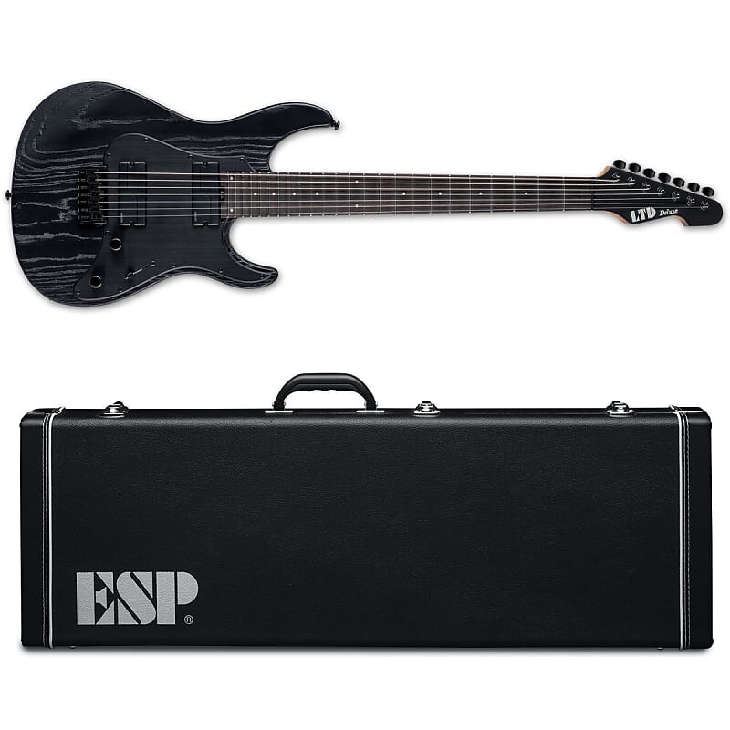 

Электрогитара ESP LTD SN-1007HT Baritone 7-String Electric Guitar Black Blast + ESP Gig Bag BRAND NEW SN1007HT