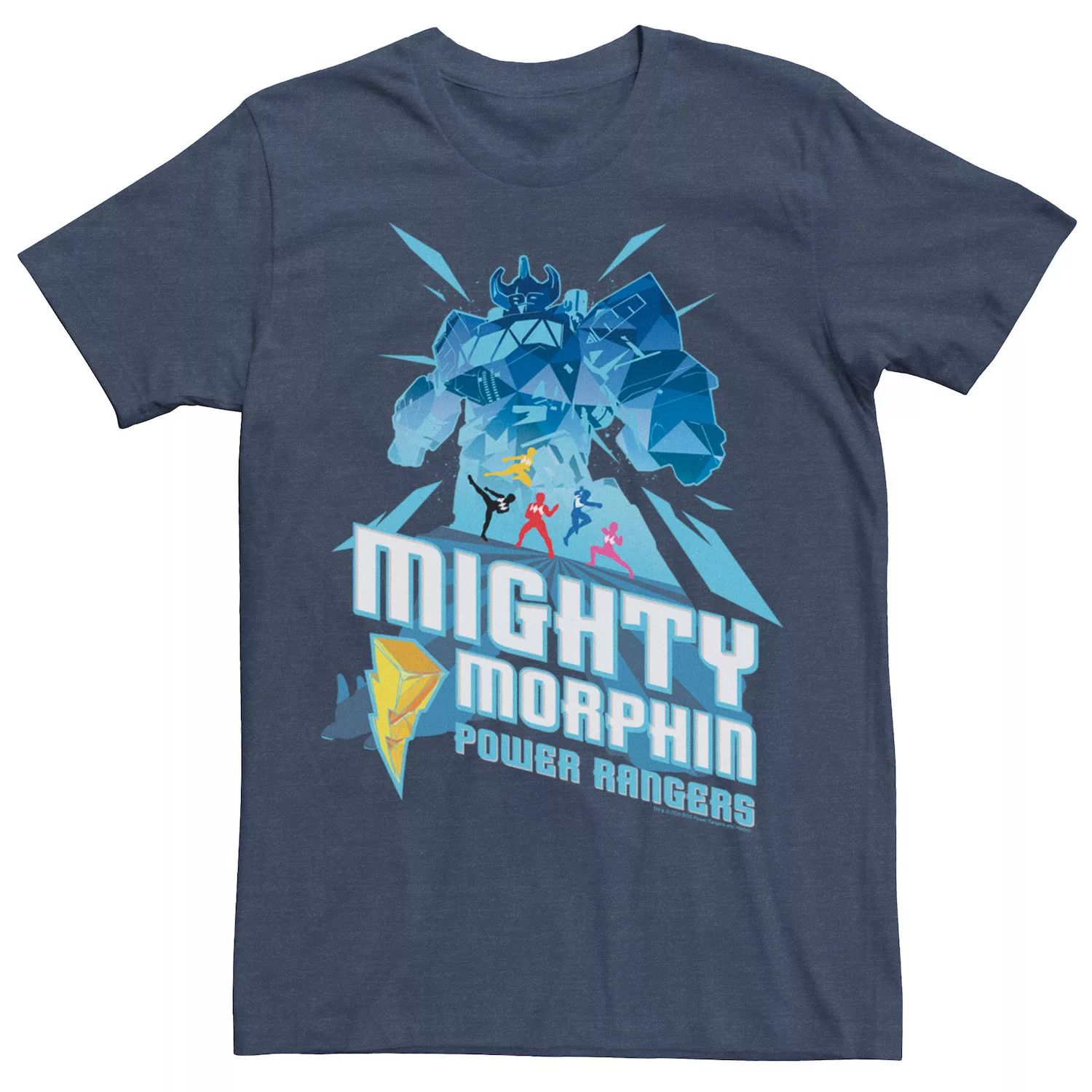 Мужская футболка Power Rangers Mighty Morphin Power Rangers Group Shot Licensed Character