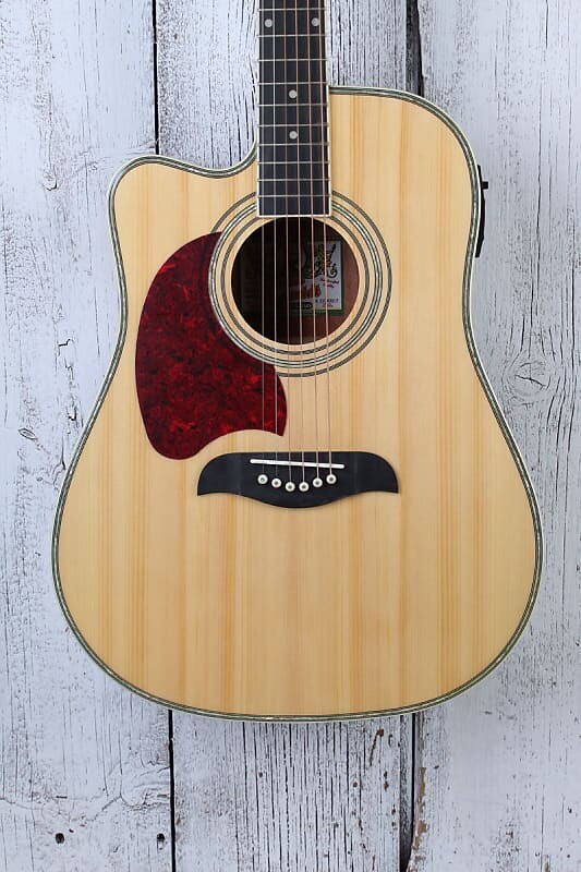 

Акустическая гитара Oscar Schmidt OG2CE Left Handed Dreadnought Acoustic Electric Guitar Natural