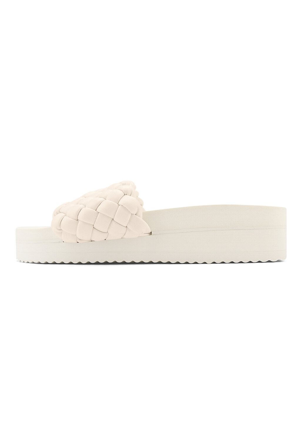 

Мюли на плоской подошве PLATEAU POOL HI WEAVE flip*flop, цвет perlweiß