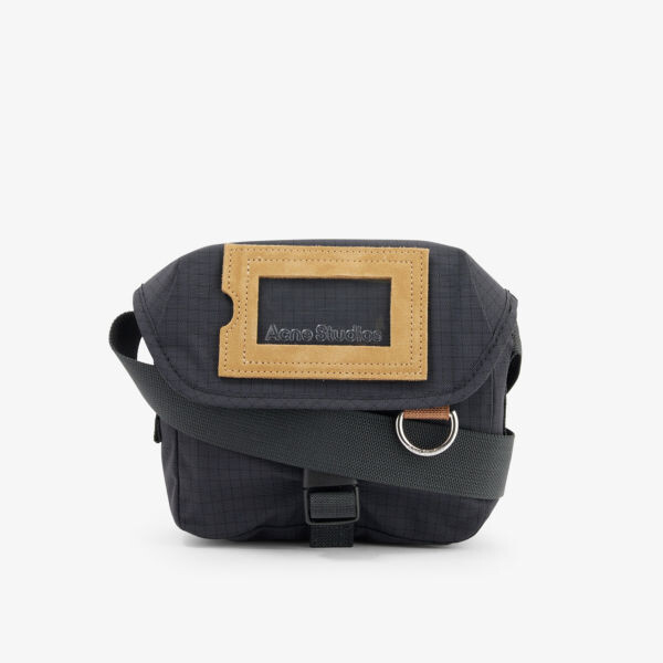 

Сумка через плечо post shell Acne Studios, черный