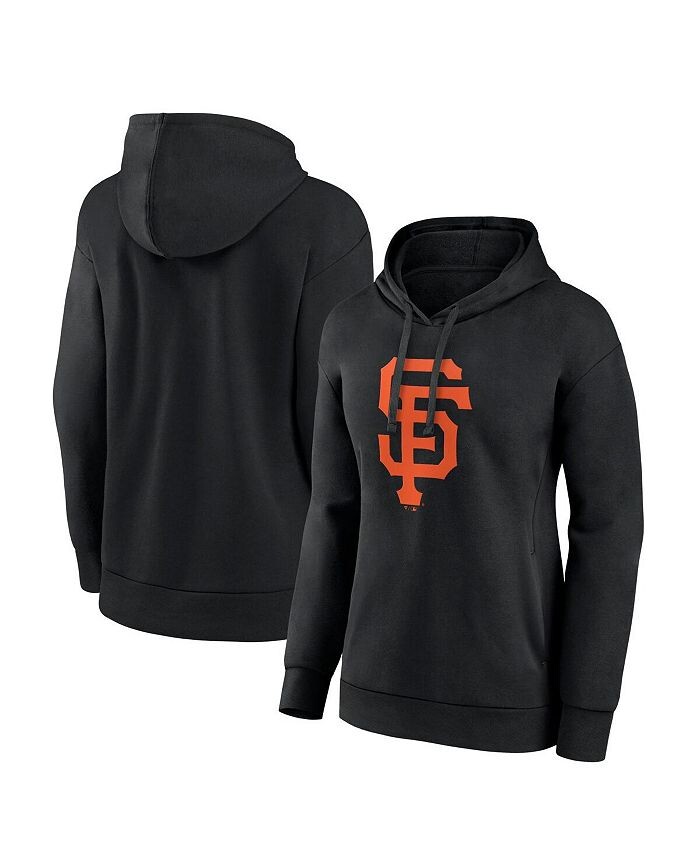 

Женский черный пуловер с капюшоном и логотипом San Francisco Giants Fanatics, черный