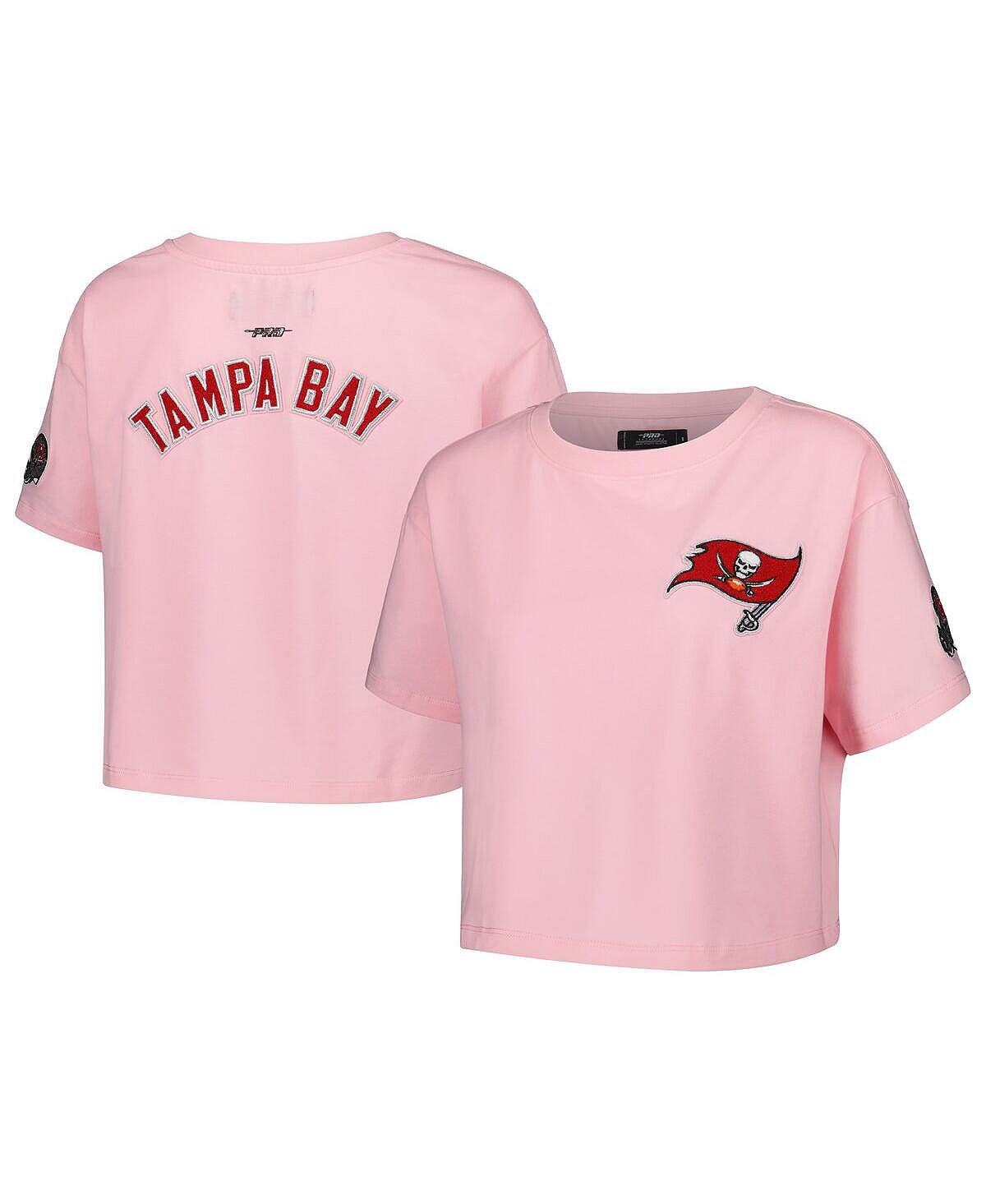 

Женская розовая укороченная футболка свободного кроя Tampa Bay Buccaneers Pro Standard, розовый