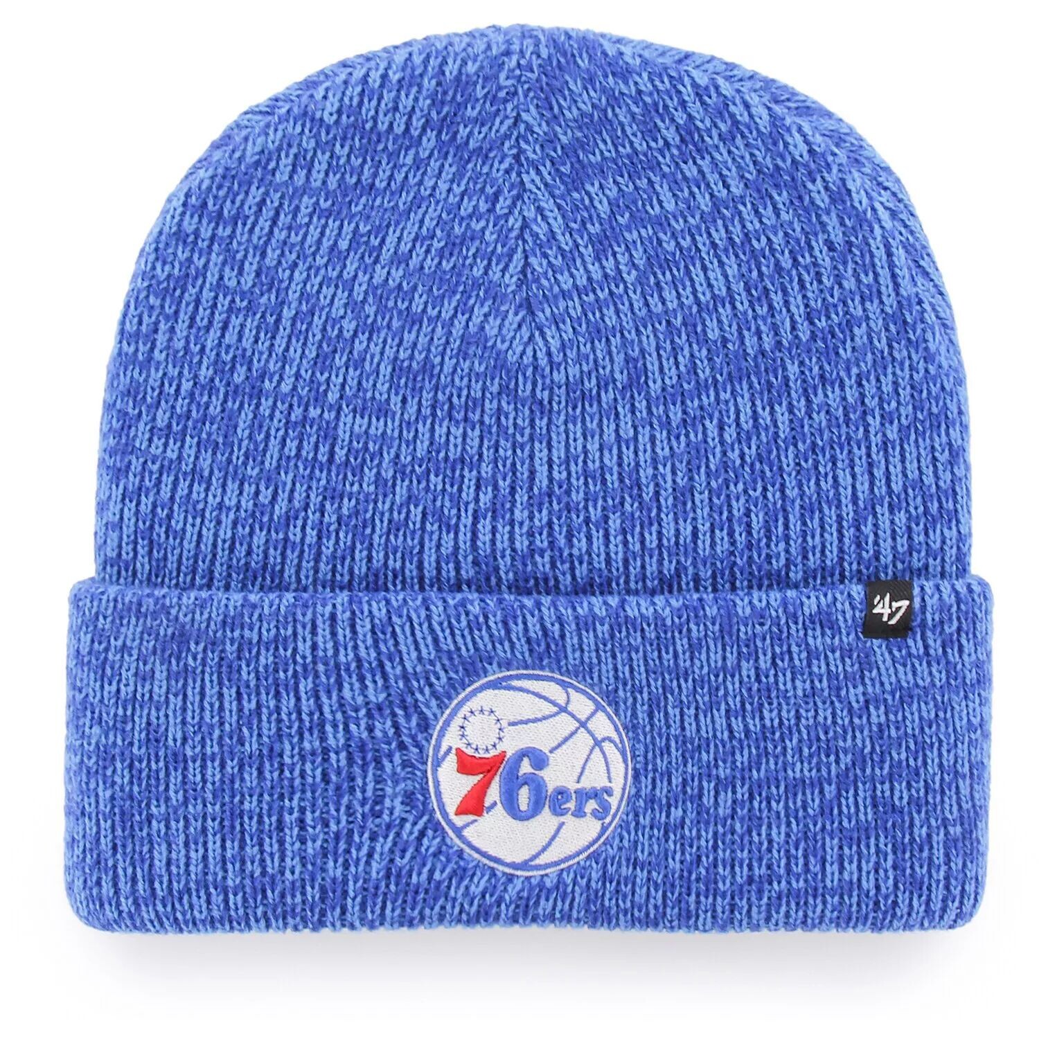 

Мужская вязаная шапка с манжетами Royal Philadelphia 76ers Brain Freeze '47 47 Brand