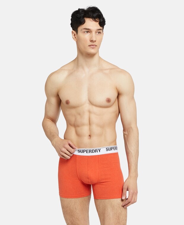 

Шорты-боксеры, 2 шт. Superdry, красный