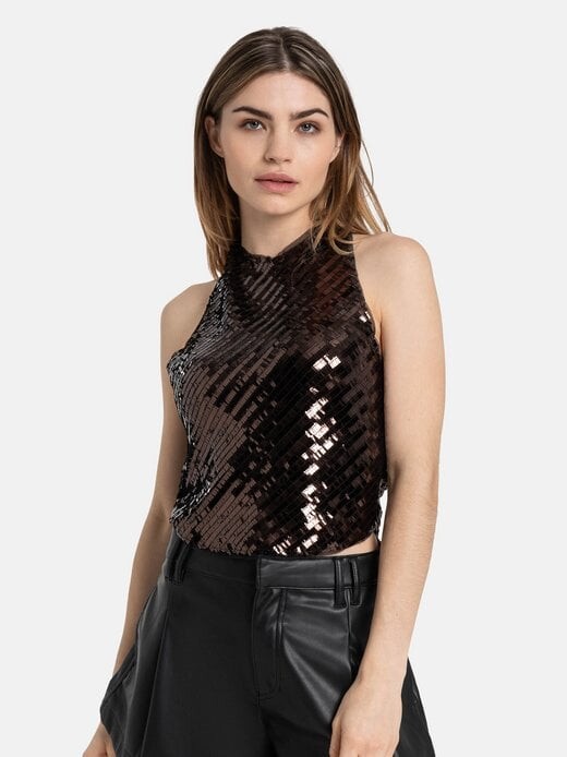 

Рубашка-Комбинезон disco fever Free People, золотой