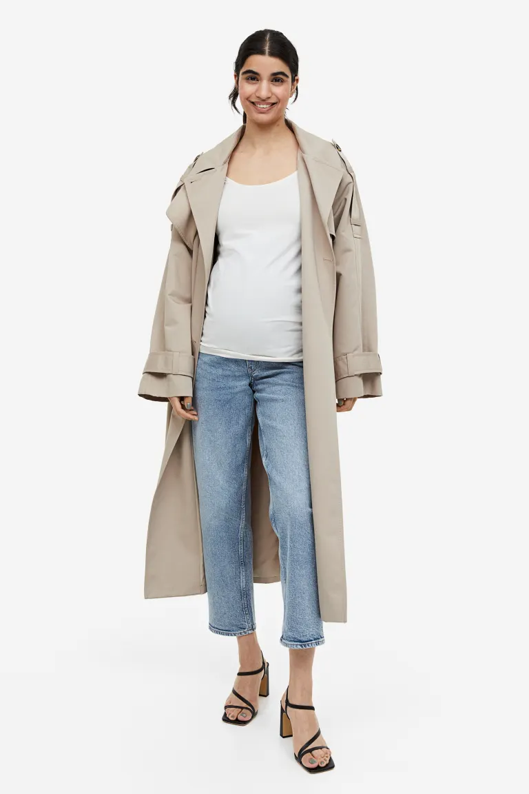 

Комплект из 2 блузок с глубоким вырезом H&M, бежевый