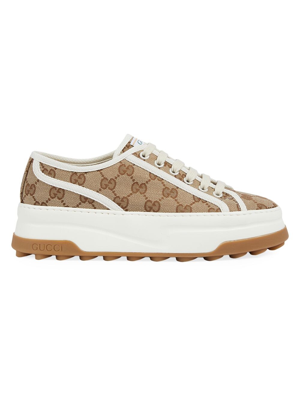 

Низкие кроссовки Tennis Trek Gucci, бежевый