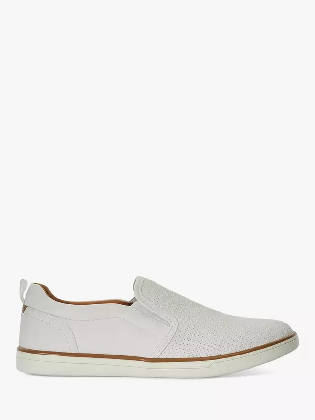 

Кроссовки Dune Totals Perforated Slip On, цвет white/synthetic