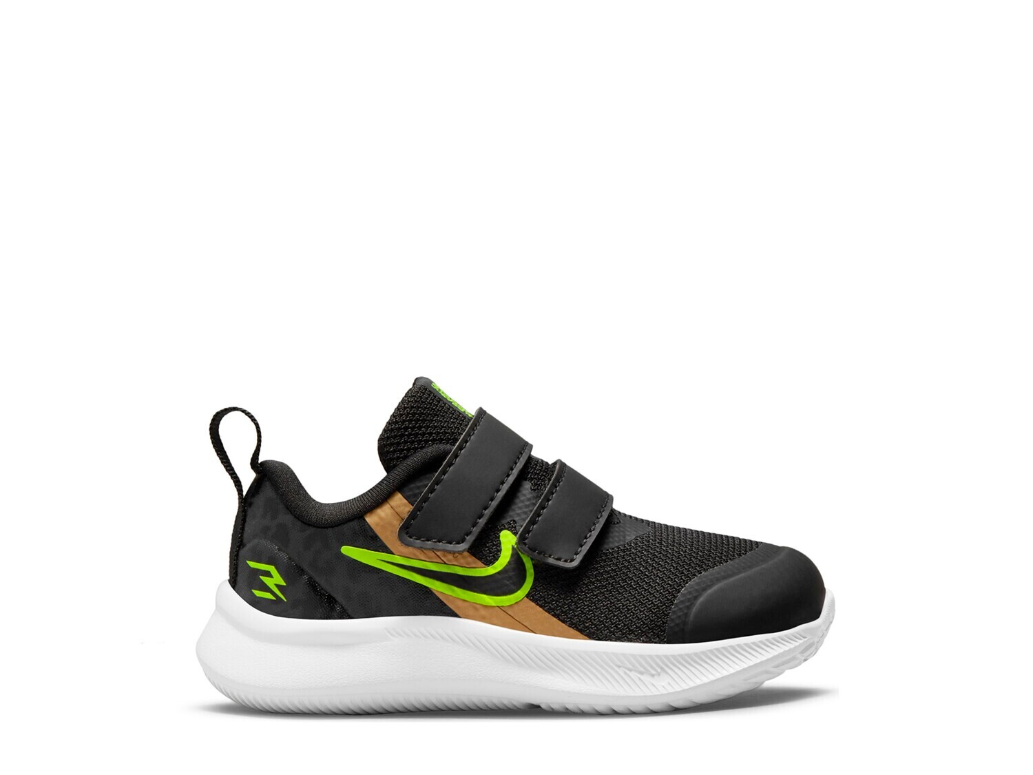 

Кроссовки для бега Star Runner 3 RW — детские Nike, черный/зеленый