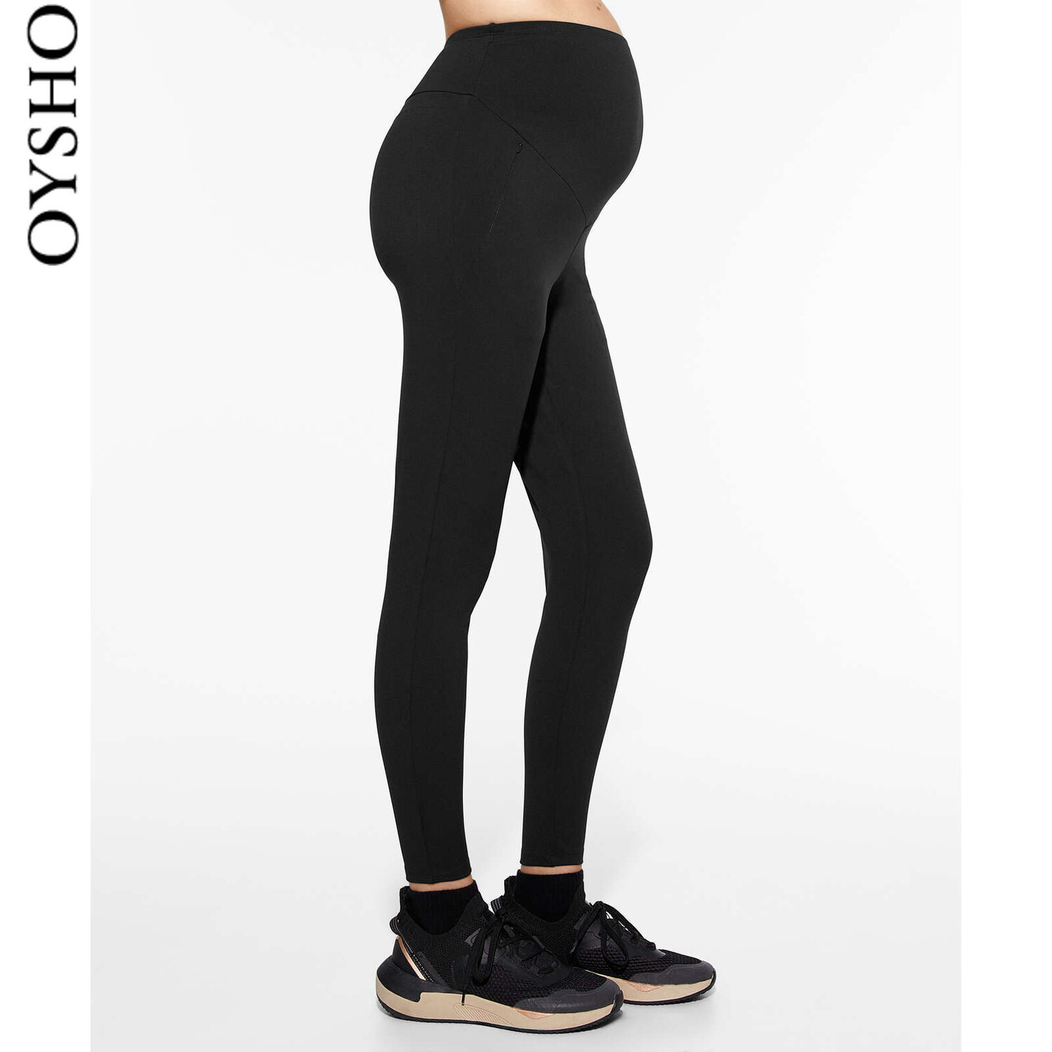 

Леггинсы Oysho с высокой талией, черный